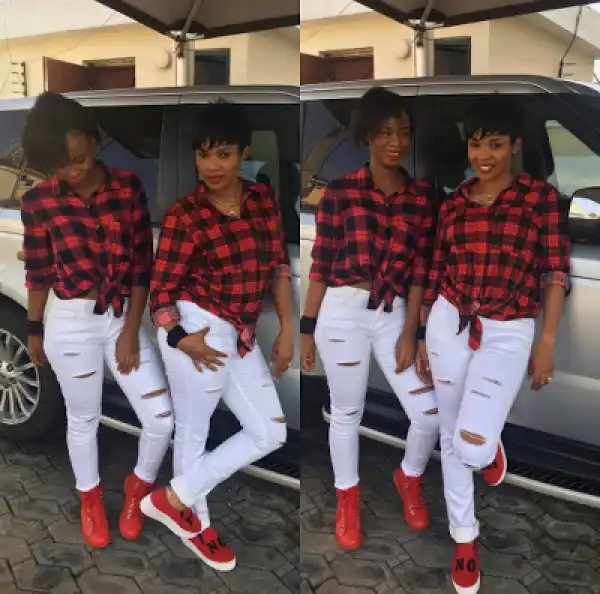 Beautiful Photos Of Iyabo Ojo And Daughter Rocking Matching Outfits (Photos)